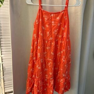 Old Navy Coral Floral Dress